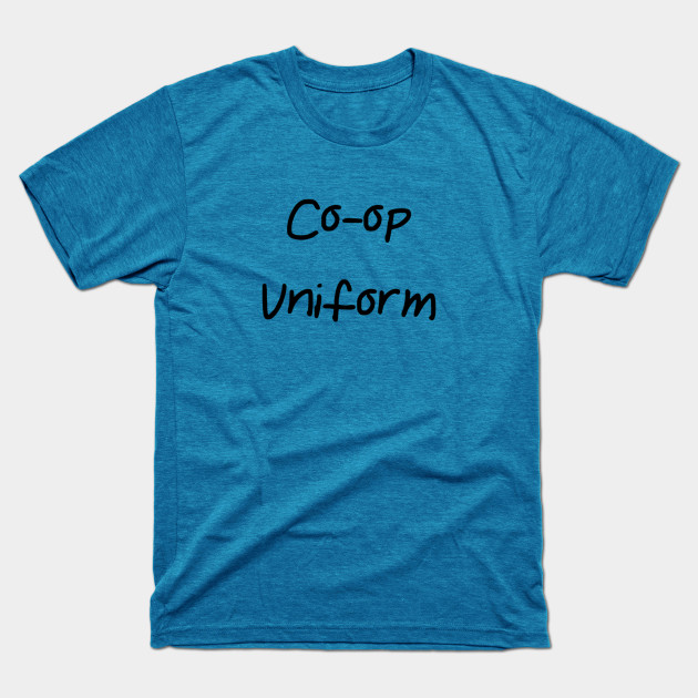 Co-op Uniform (black text) t-shirts, mugs, stickers & more
