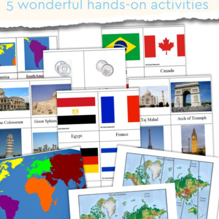 Take a look at our wonderful set of fun and educational Geography Printables for Kids! This is a great bundle to use over and over again to teach kids the basics on Geography!