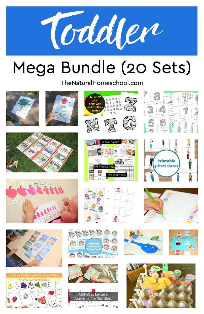 Toddler Printable MEGA Bundle (20 Sets ~ 125 Pages)