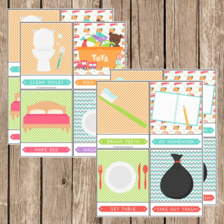 12 Printable Chore Charts Pictures and Practical Activities - The ...
