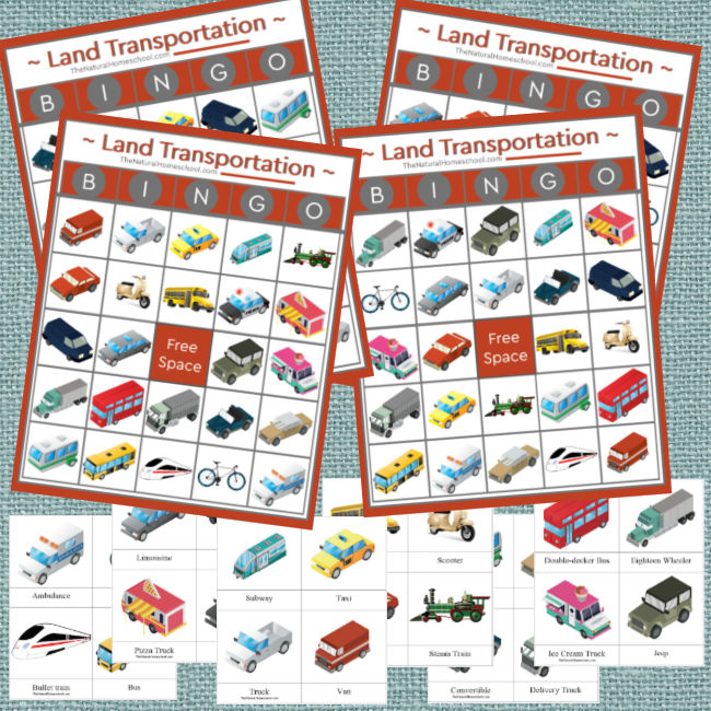 Land, Water & Air Transportation for Kids Printable MEGA Bundle + BONUSES
