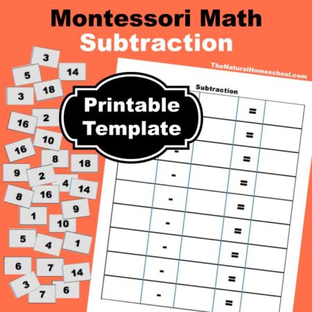 Montessori Math Subtraction Facts